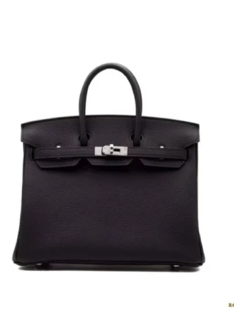 Hermes Birkin 25 Togo Black with Palladium Hardware