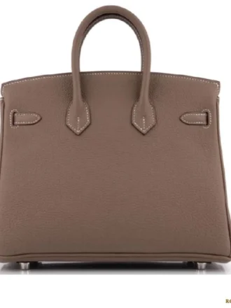 Hermès Birkin 25 Togo Leather Etoupe b