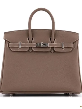 Hermès Birkin 25 Togo Leather Etoupe