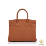 Hermès Birkin 30 Togo Gold GHW back