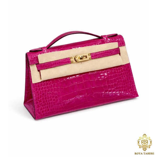 Hermes Kelly pochette crocodile Hermes Kelly pochette crocodile