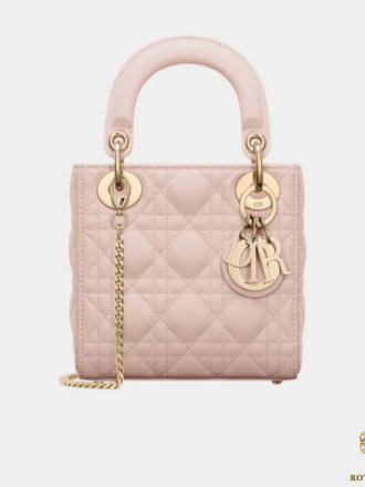 Lady Dior Mini Bag powder pink